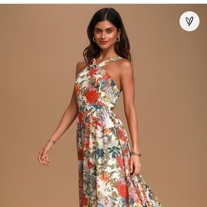 Beautiful Floral Maxi Dress NWT